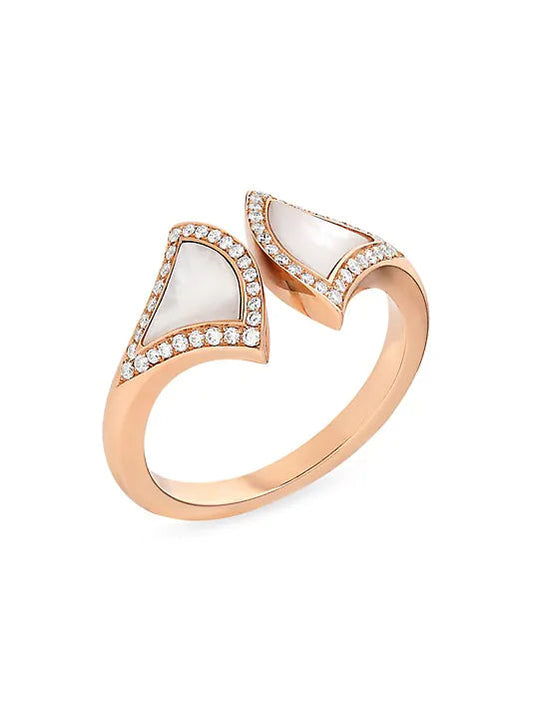 [Angela Jewellery]DREAM MOP DIAMOND OPEN RING