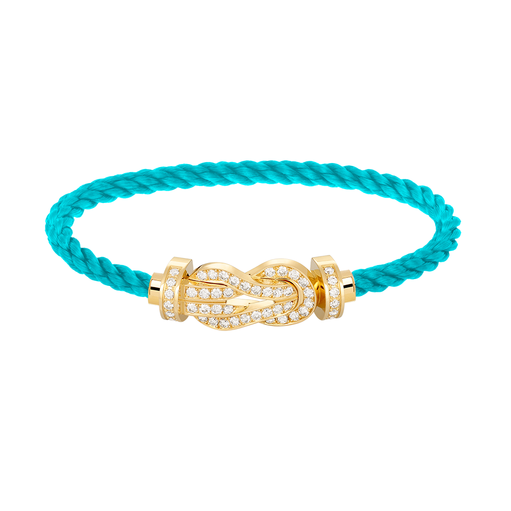 [Angela Jewellery]CHANCE LARGE 8 FIGURE BUCKLE FULLDIAMOND BRACELET GOLD