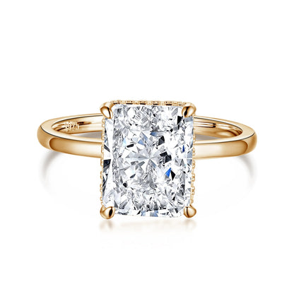 Angela Jewelry]4.0 Carat Ornate Enchanting Radiand Cut Banquet Ring