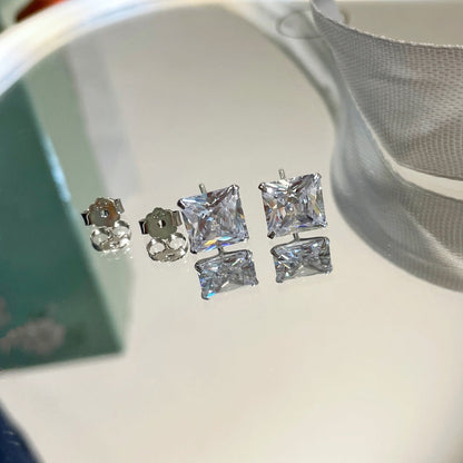 Angela Jewelry]Ornate Square Shape Earrings