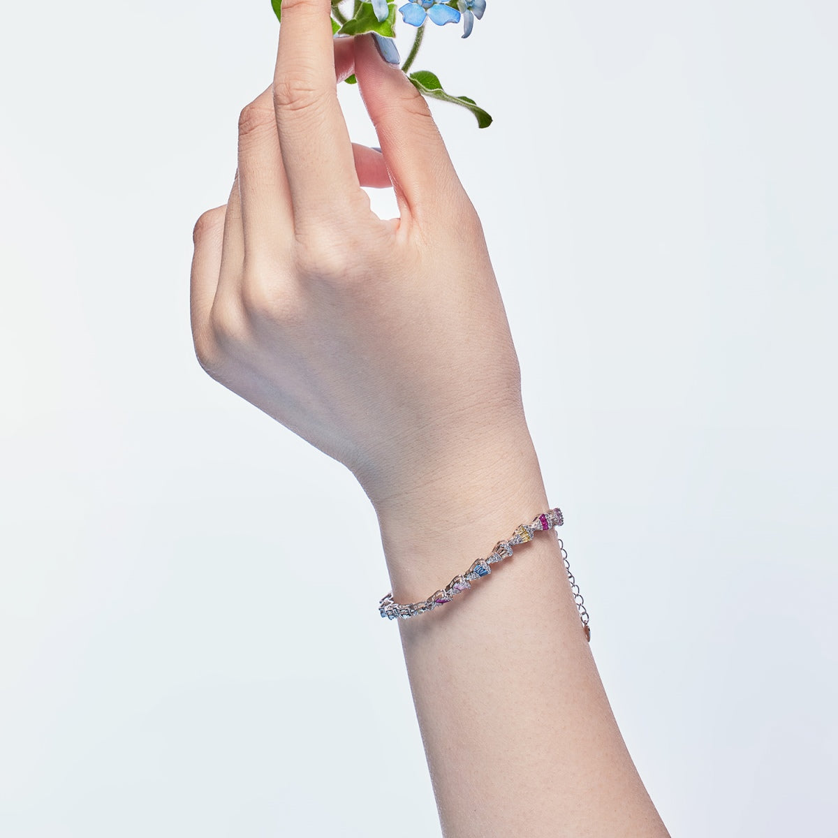 Angela Jewelry]Radiant Water Drop Shape Daily Bracelet