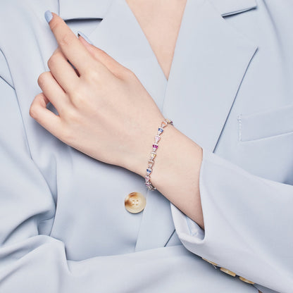 Angela Jewelry]Radiant Water Drop Shape Daily Bracelet
