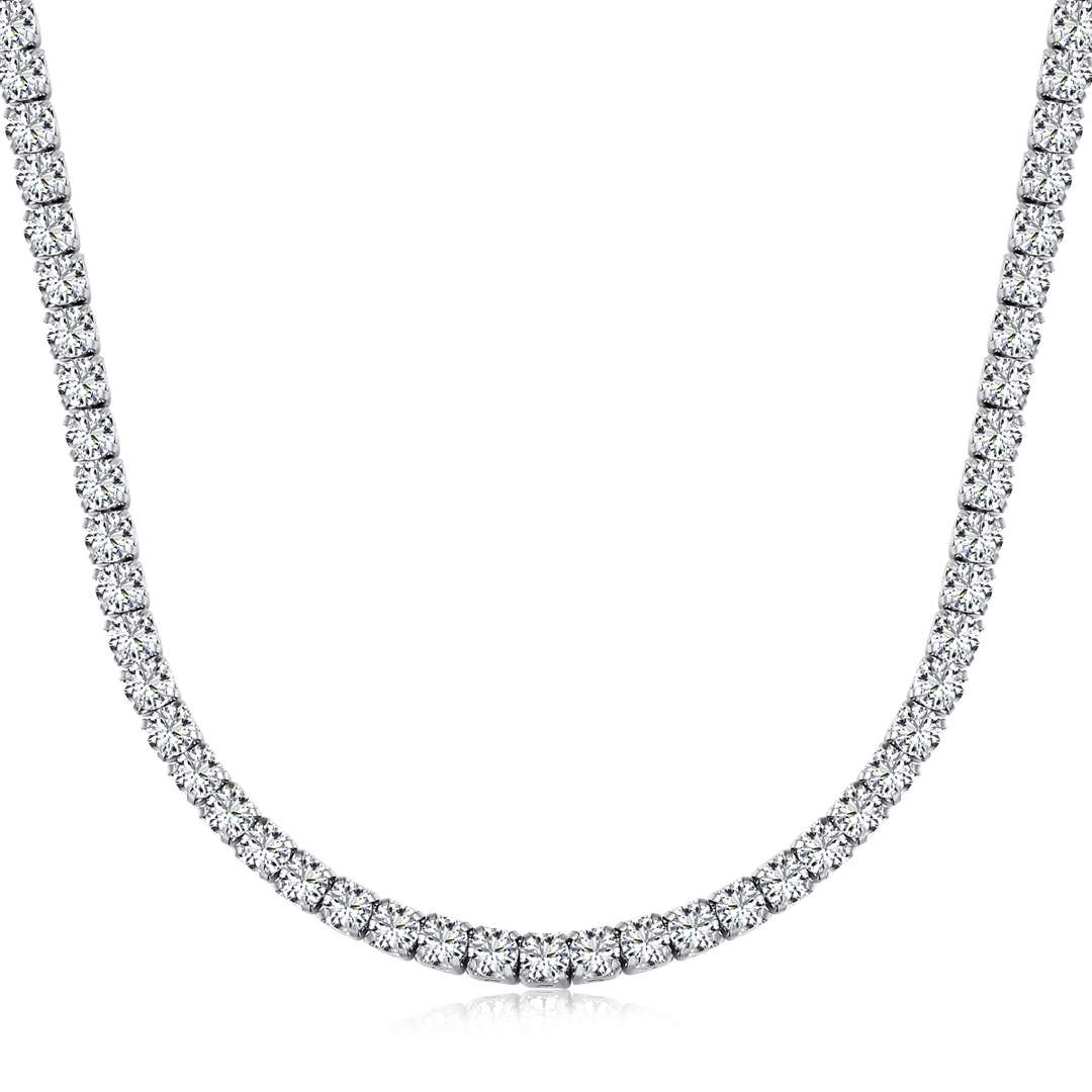 Angela Jewelry]Elegant Tennis Chain Necklace