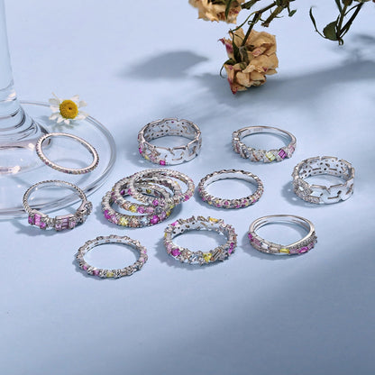 Angela Jewelry]Energetic Elegant Radiant Cut Party Ring