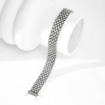 Angela Jewelry]Ornate Elegant Round Cut Party Bracelet