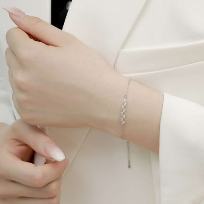 Angela Jewelry]Elegant Wheat Leaves Shape Bracelet