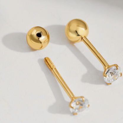Angela Jewelry]Unique U-Shaped Ear Bone Earrings