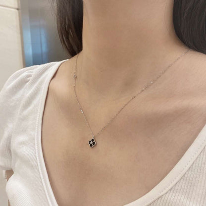 Angela Jewelry]Delicate Flower Shape Necklace