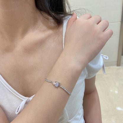 Angela Jewelry]Dazzling Unique Multi Shape Lover Bracelet
