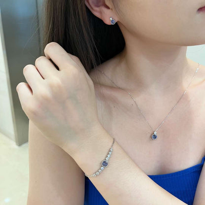 Angela Jewelry]Luxurious Heart Of The Ocean Bracelet