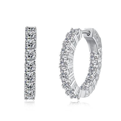 Angela Jewelry]Unique Round Cut Daily Earrings