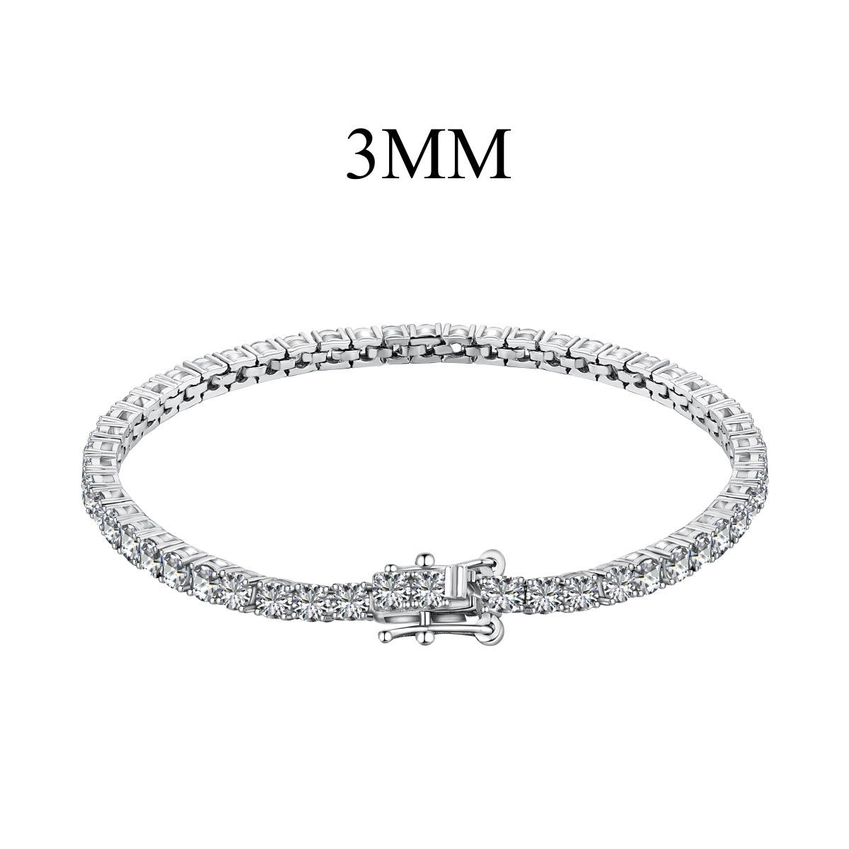 Angela Jewelry]Radiant Colorful Round Cut Party Bracelet