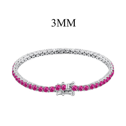 Angela Jewelry]Radiant Colorful Round Cut Party Bracelet