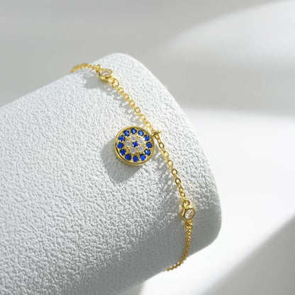 Angela Jewelry]Devil's Eye Round Shape Bracelet
