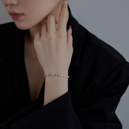Angela Jewelry]Sparkling Exquisite Round Cut Party Bracelet