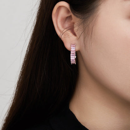 Angela Jewelry]Radiant Heart Cutout Earrings