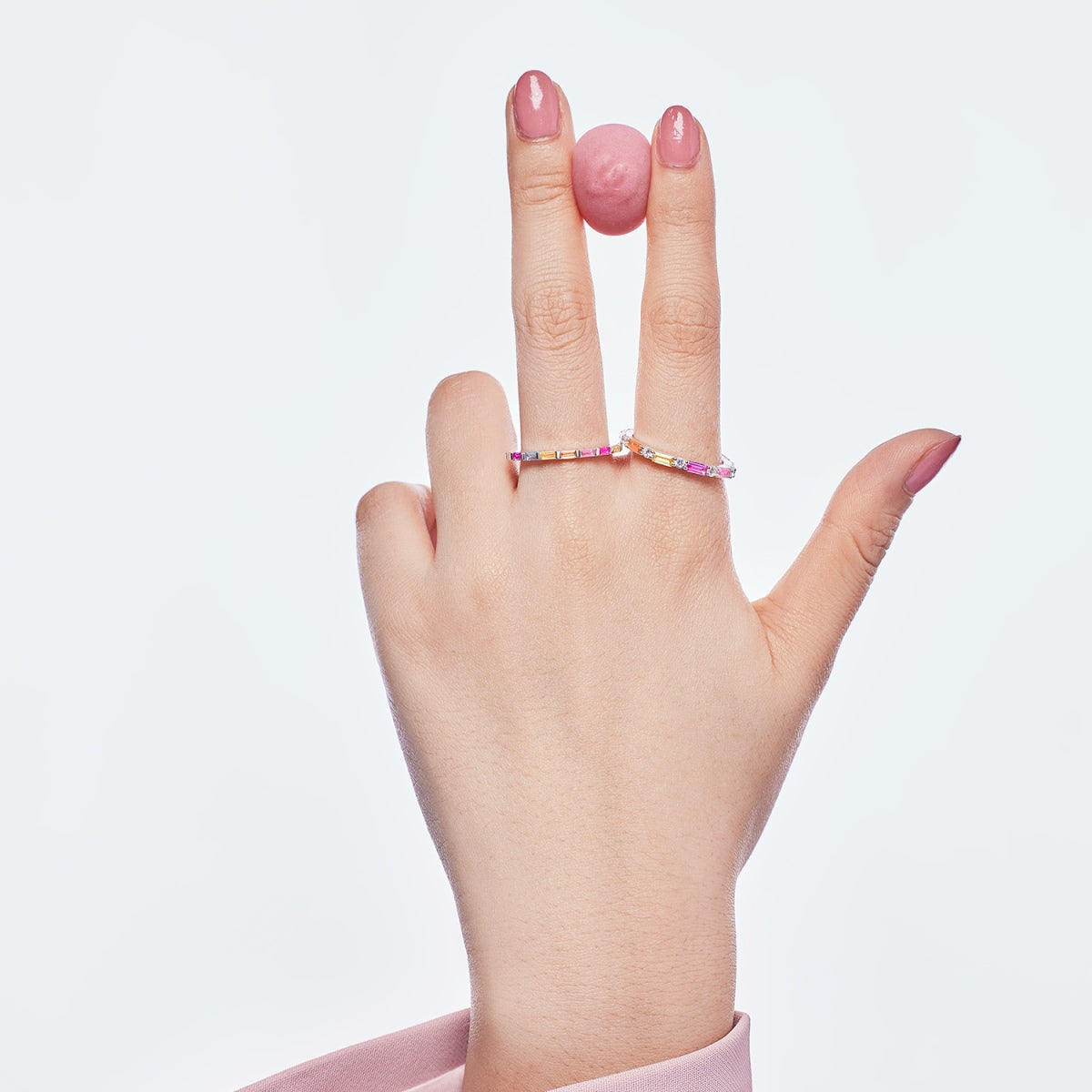 Angela Jewelry]Lively In Shades Elegant Radiant Cut Daily Ring