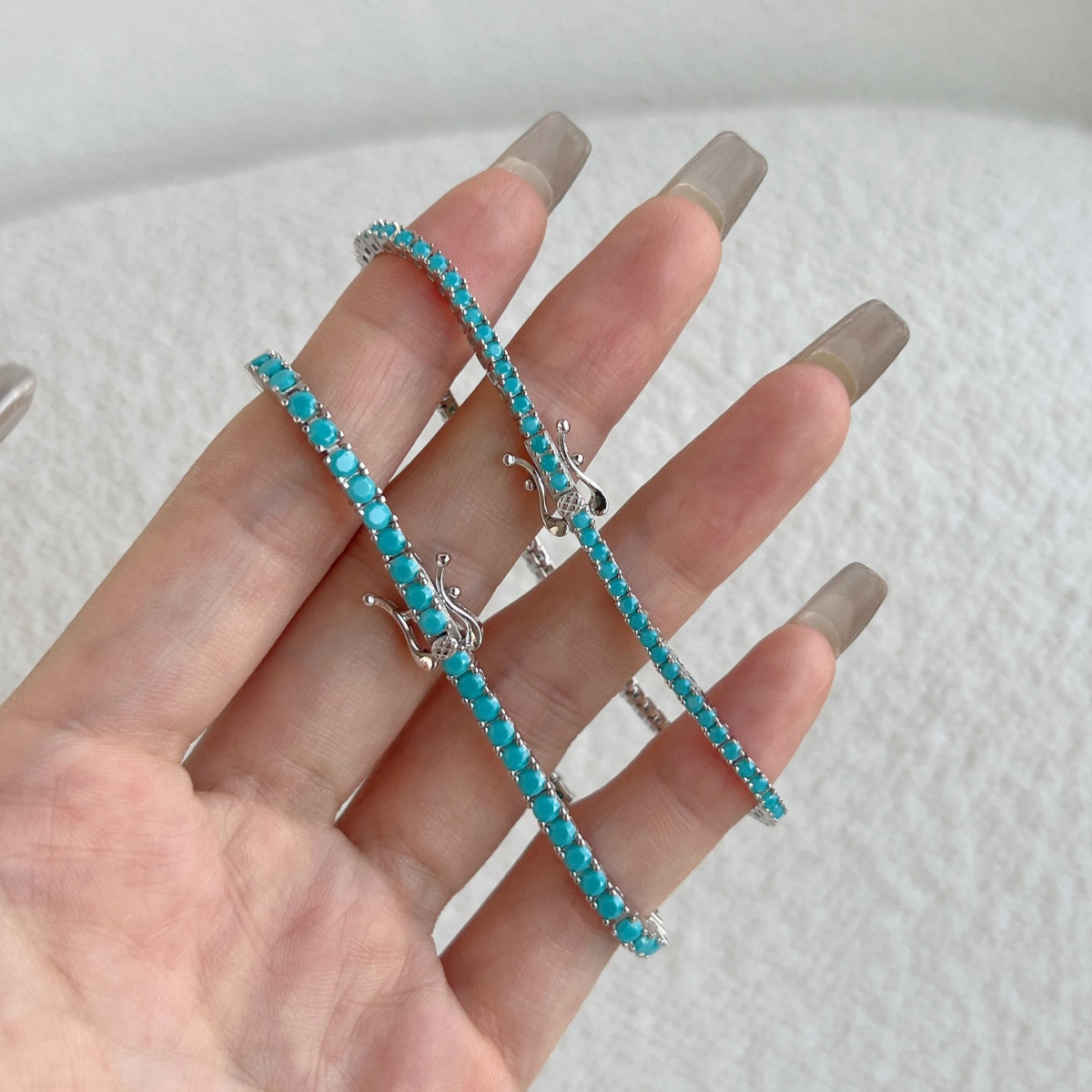 Angela Jewelry]Dazzling Exquisite Round Cut Daily Bracelet