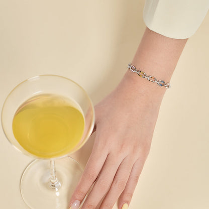 Angela Jewelry]Dazzling Colorful Daily Bracelet