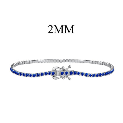 Angela Jewelry]Radiant Colorful Round Cut Party Bracelet