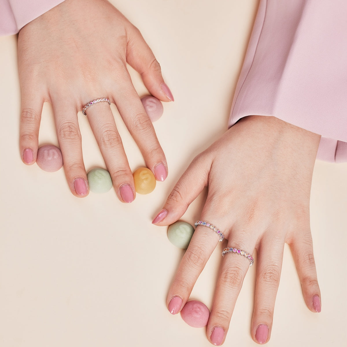 Angela Jewelry]Exquisite Colorful Round Cut Party Ring