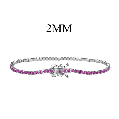 Angela Jewelry]Radiant Colorful Round Cut Party Bracelet