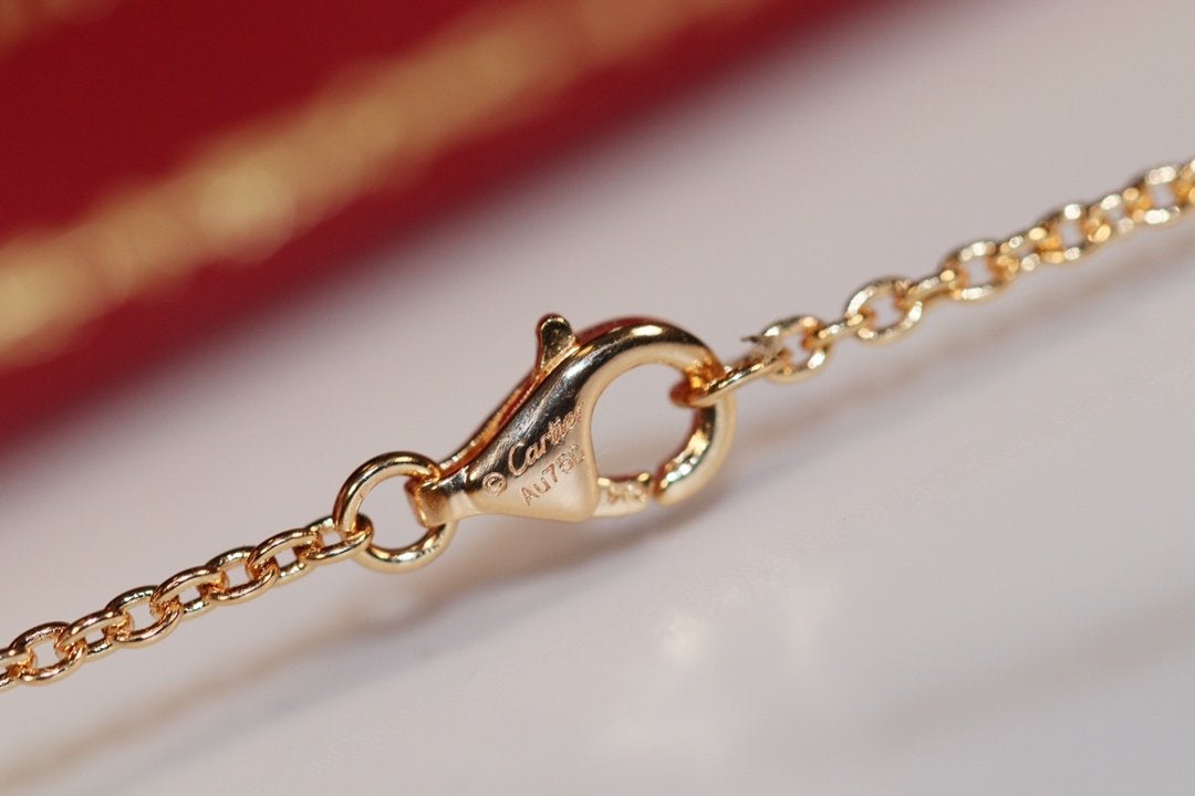 [Angela Jewellery]LOVE NECKLACE PINK GOLD AND SILVER