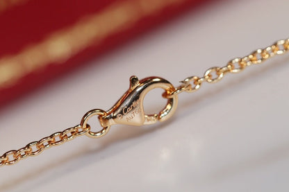 [Angela Jewellery]LOVE NECKLACE PINK GOLD AND SILVER