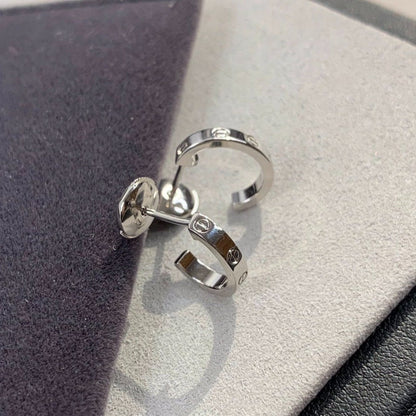 [Angela Jewellery]LOVE EARRINGS 2.65MM SILVER
