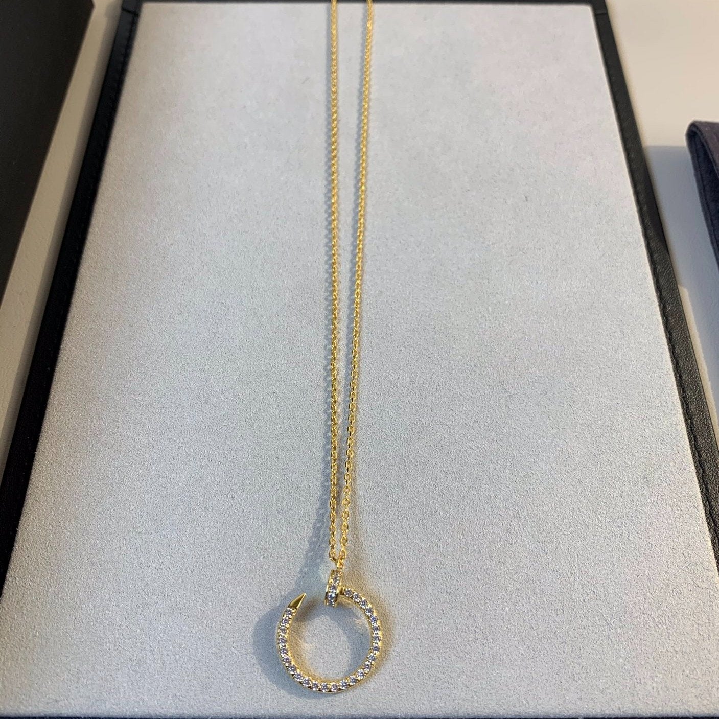 [Angela Jewellery]JUSTE NECKLACE GOLD DIAMONDS