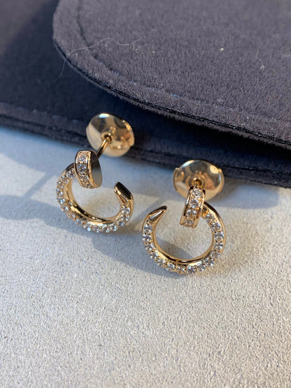 [Angela Jewellery]JUSTE EARRINGS GOLD DIAMONDS