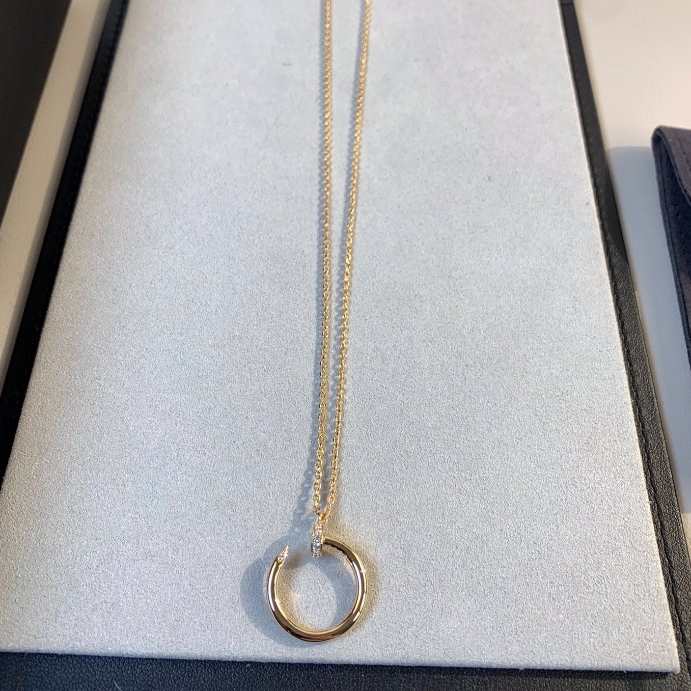 [Angela Jewellery]JUSTE NECKLACE PINK GOLD