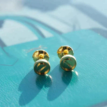 [Angela Jewellery]LOVE EARRINGS GOLD 10MM