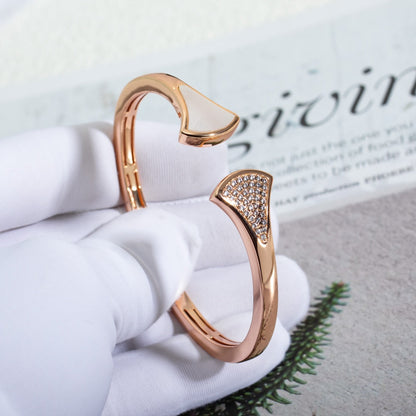 [Angela Jewellery]DREAM BRACELET OPEN PINK GOLD MOP DIAMOND