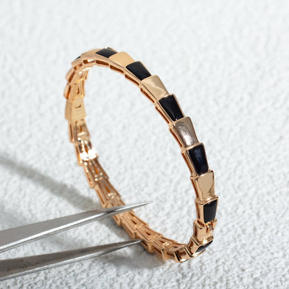 [Angela Jewellery]SERPENTI BRACELET PINK GOLD ONYX