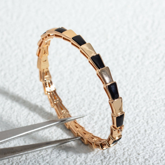 [Angela Jewellery]SERPENTI BRACELET PINK GOLD ONYX