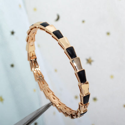 [Angela Jewellery]SERPENTI BRACELET PINK GOLD ONYX