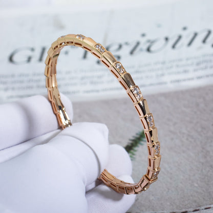 [Angela Jewellery]SERPENTI SMALL BRACELET PINK GOLD DIAMOND