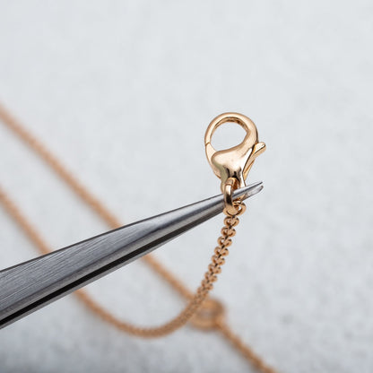 [Angela Jewellery]PARENTESI NECKLACE PINK GOLD
