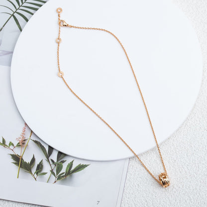 [Angela Jewellery]PARENTESI NECKLACE PINK GOLD