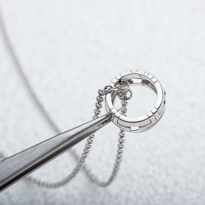 [Angela Jewellery]PARENTESI NECKLACE SILVER