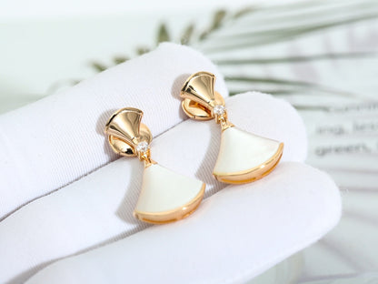 [Angela Jewellery]DREAM MOP PINK GOLD EARRINGS