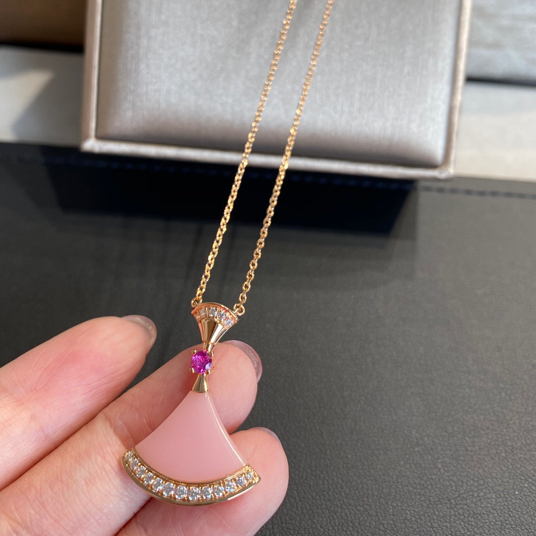 [Angela Jewellery]DREAM NECKLACE PINK OPAL
