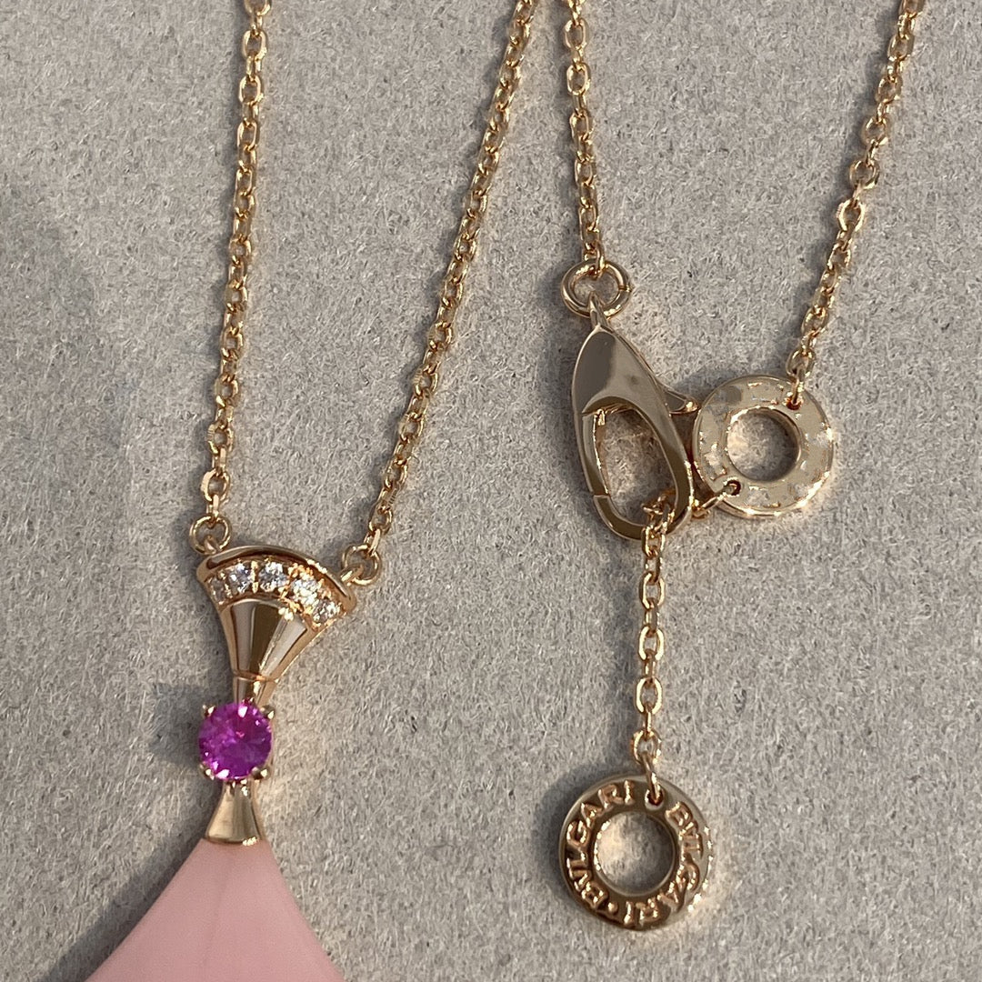[Angela Jewellery]DREAM NECKLACE PINK OPAL