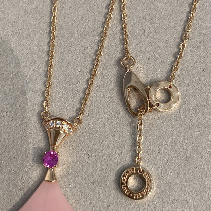 [Angela Jewellery]DREAM NECKLACE PINK OPAL