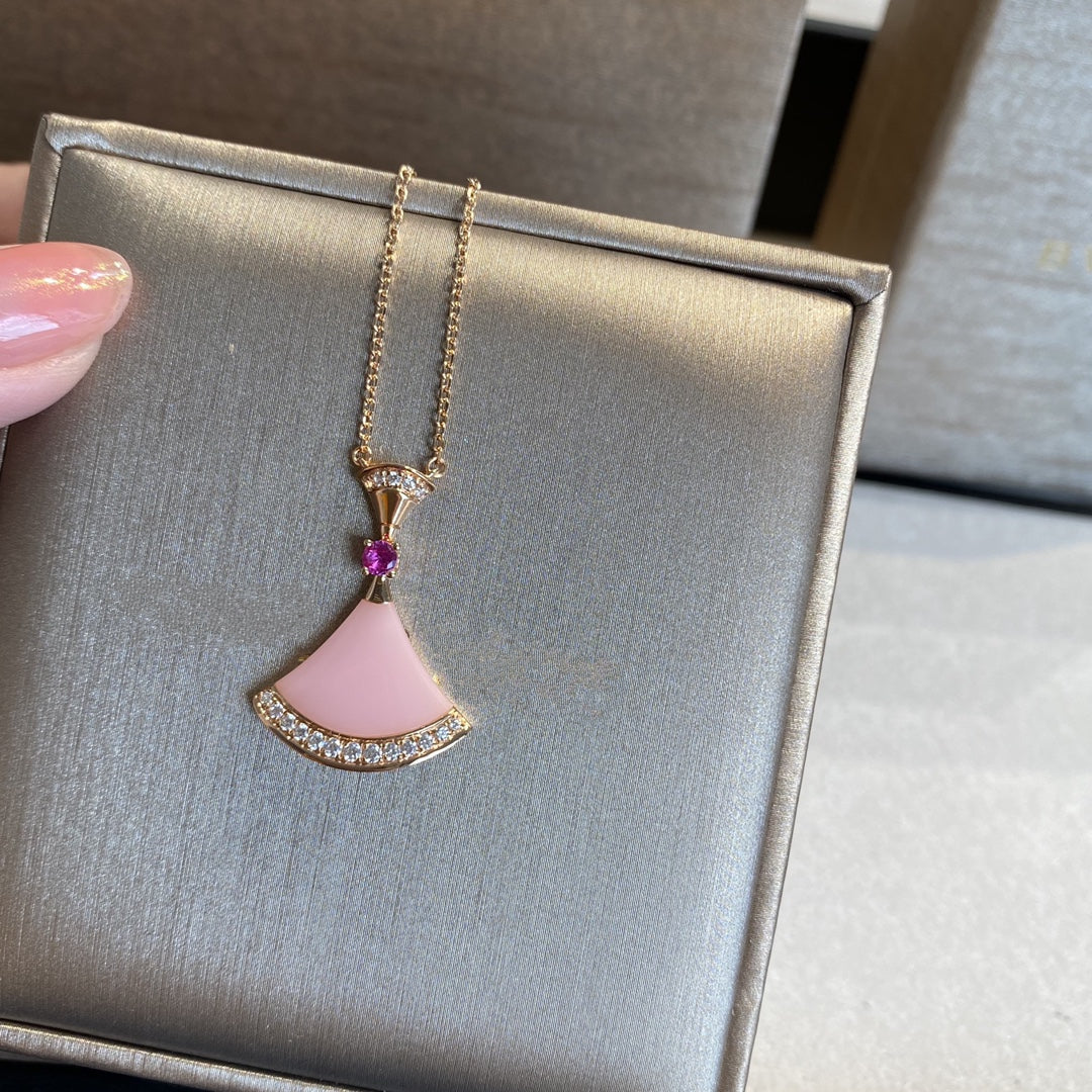 [Angela Jewellery]DREAM NECKLACE PINK OPAL