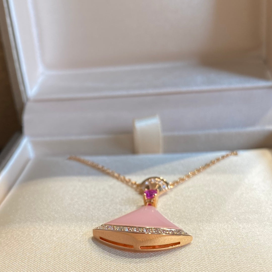 [Angela Jewellery]DREAM NECKLACE PINK OPAL