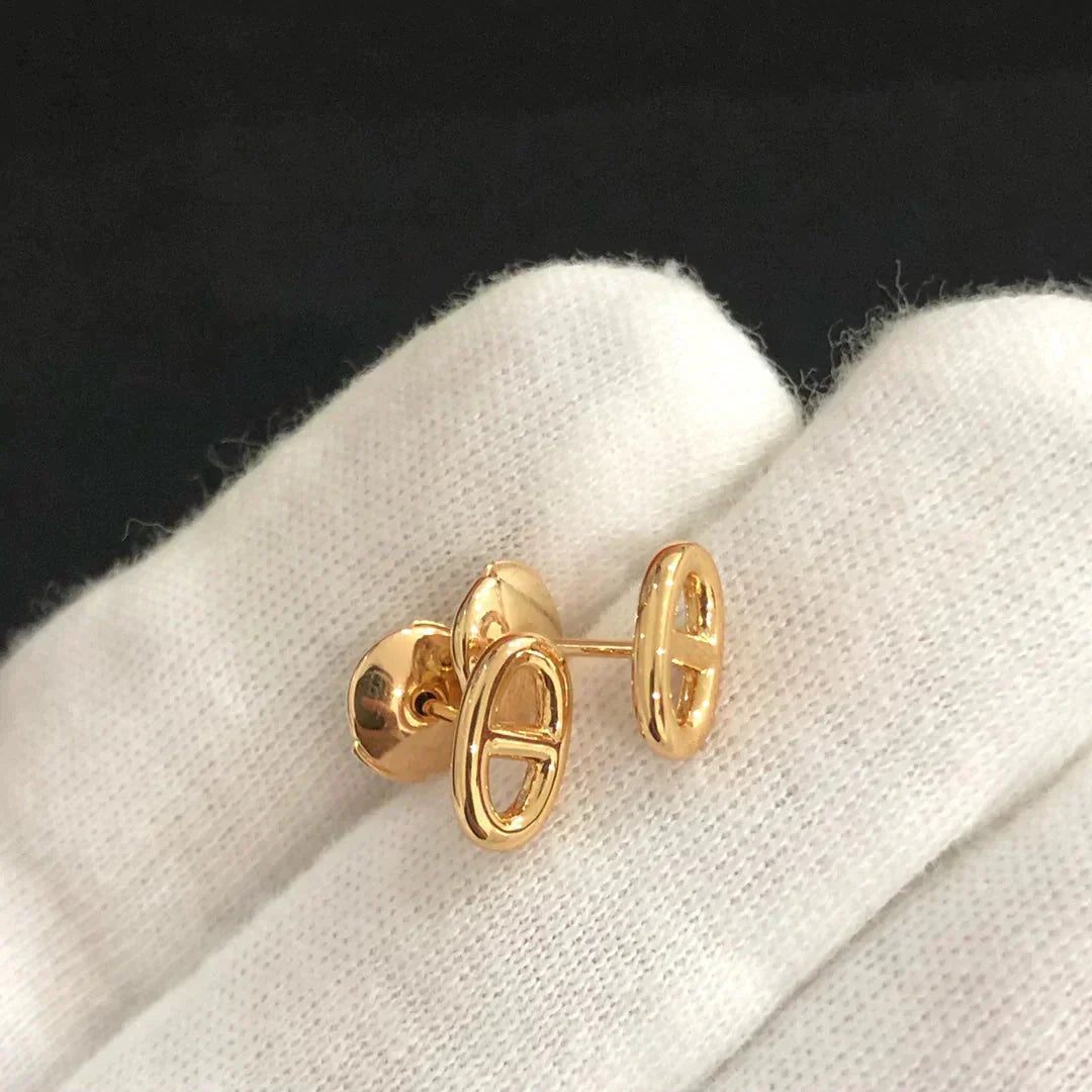 [Angela Jewellery]CHAINE SMALL EARRINGS GOLD AND SILVER