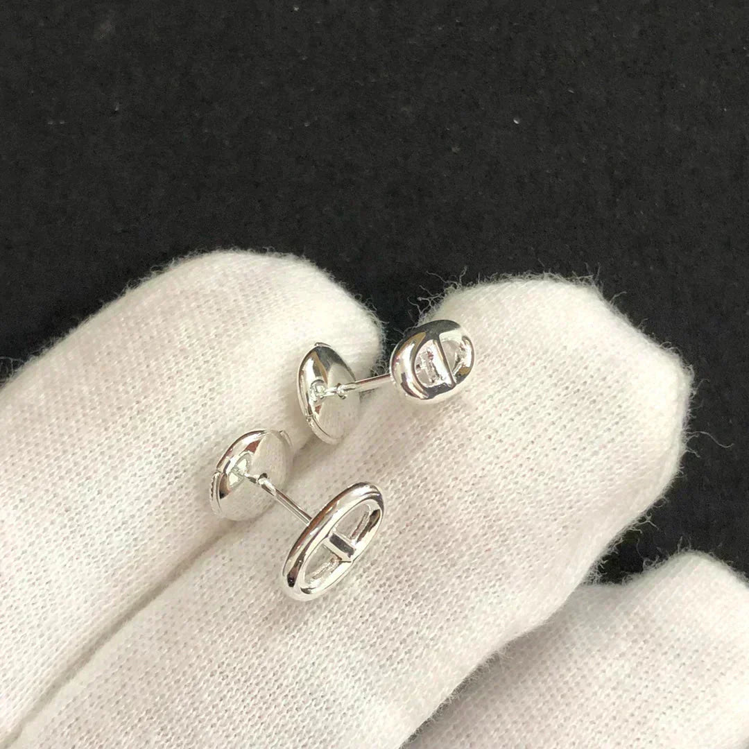 [Angela Jewellery]CHAINE SMALL EARRINGS GOLD AND SILVER