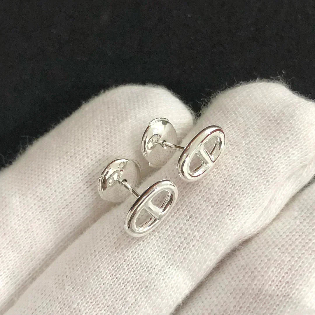 [Angela Jewellery]CHAINE SMALL EARRINGS GOLD AND SILVER